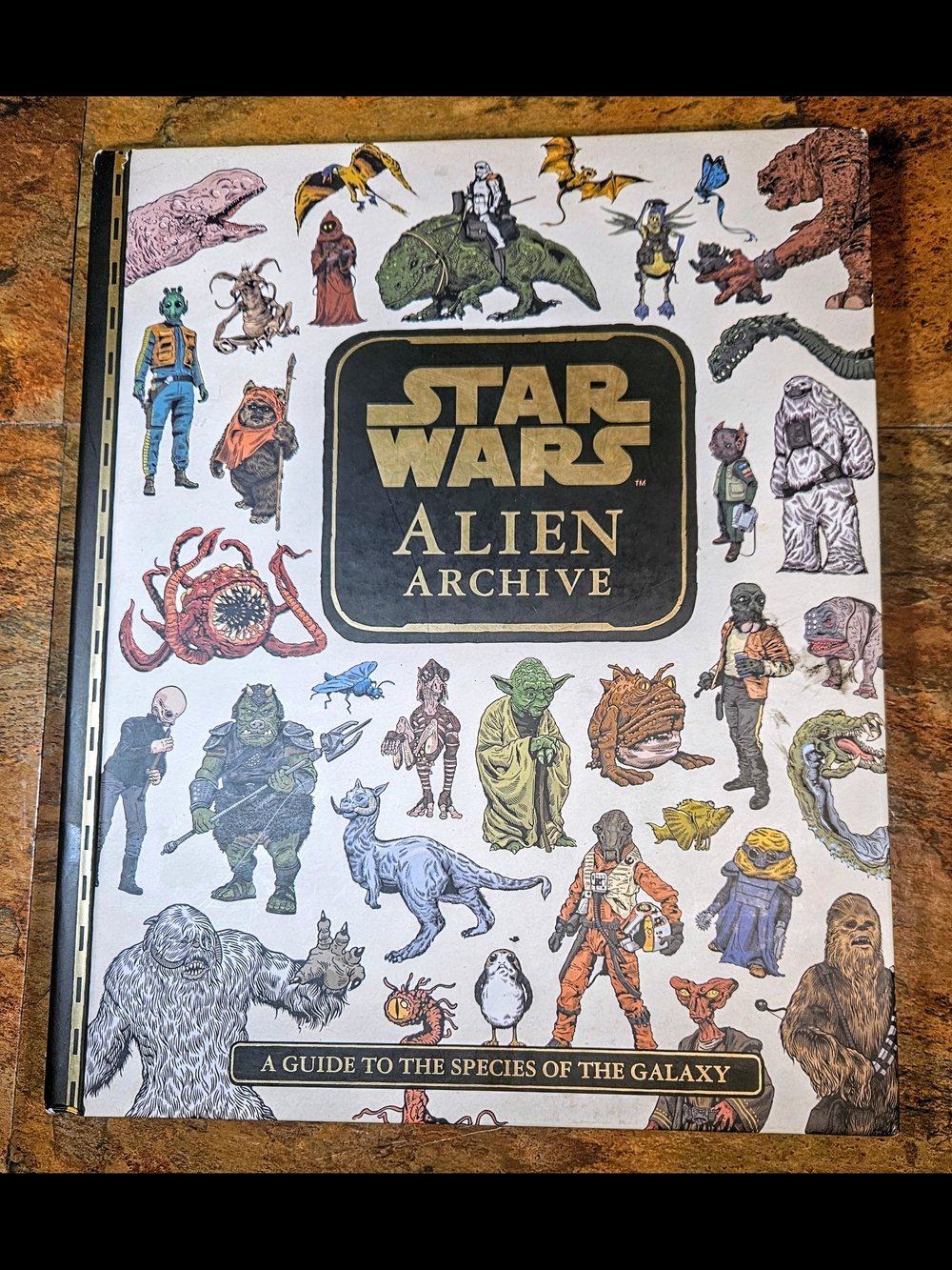 Star Wars Alien Archive Hardcover - White & Gold Cover